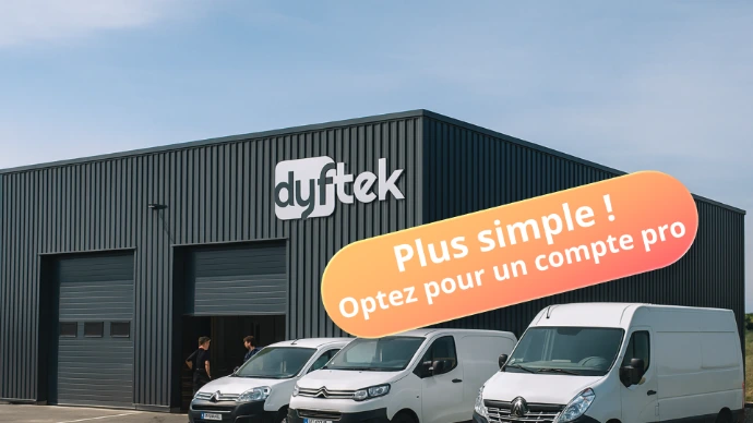 Ouverture de compte client professionnel