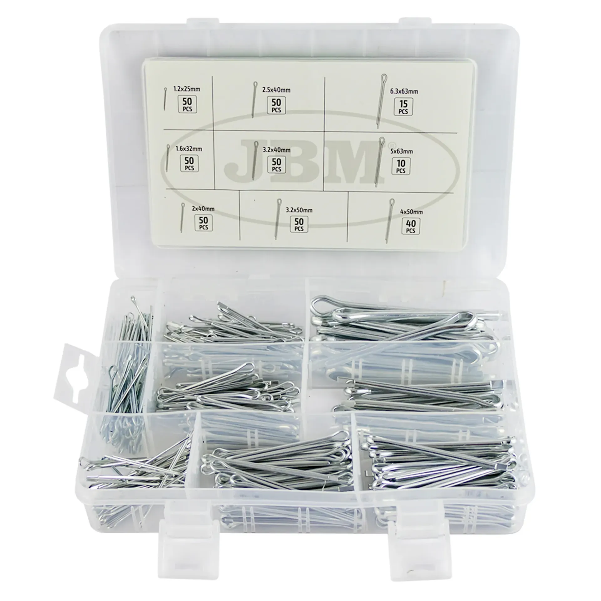 [P090002] Coffret de goupilles fendues 365 pièces